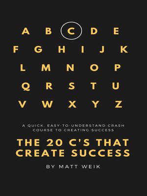 cover image of The 20 C's That Create Success